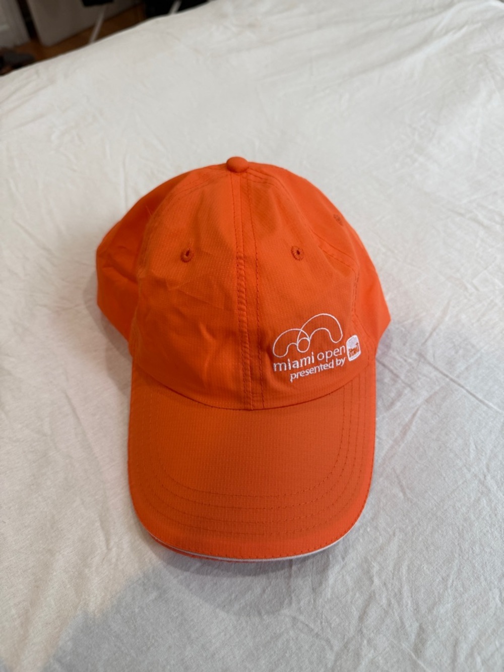Miami Open Orange Baseball Cap - Branded Logo Hat